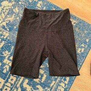 Beyond Yoga Charcoal Bike Shorts